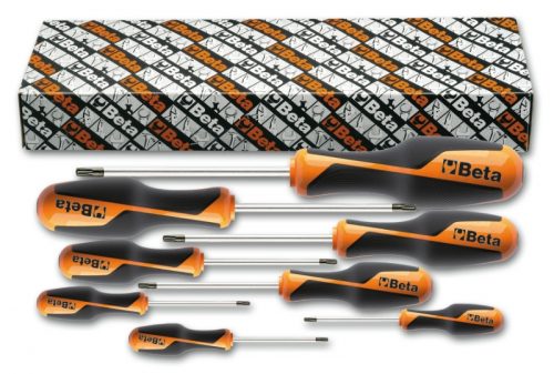 1268RTX/S8 Imbusz-csavarhúzókészlet markolattal Tamper Resistant Torx® csavarokhoz, 8 darabos