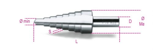 425/8 Lépcsős lemezfúró, HSS