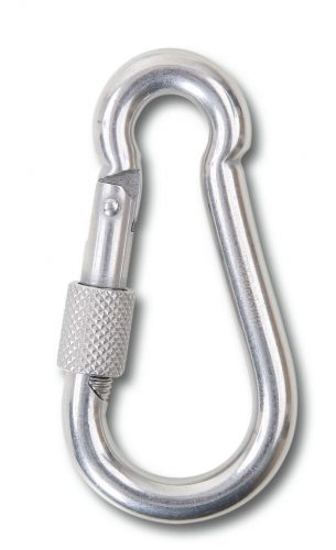 8274G 10X100 Karabiner horog anyával AISI 316