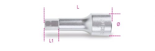 920ME 7 1/2”-os imbusz-dugókulcs, krómozott